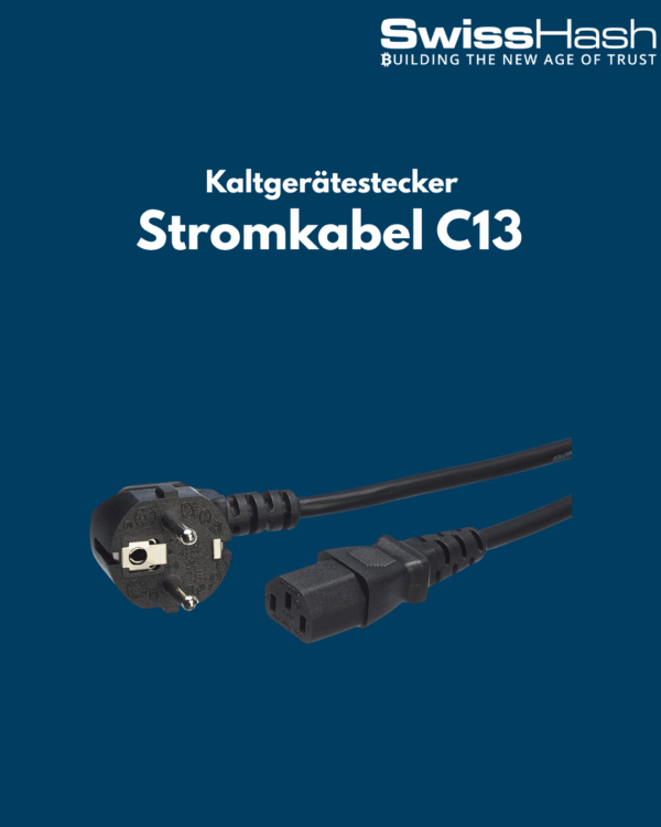 Kabel mit C13-Stecker und Buchse