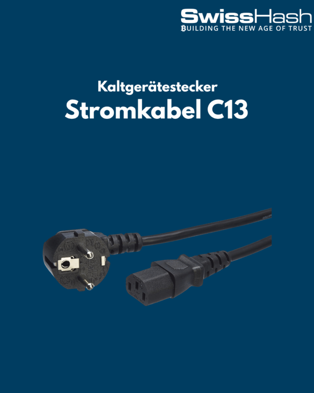 Kabel mit C13-Stecker und Buchse