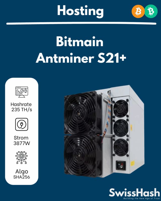 Bitmain Antminer S21+ für Bitcoin-Mining