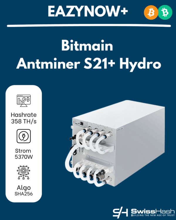Bitmain Antminer S21+ Hydro Miner