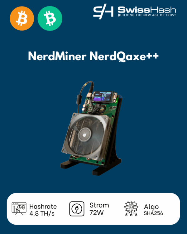 NerdMiner NerdQaxe++ 4.8 TH/s